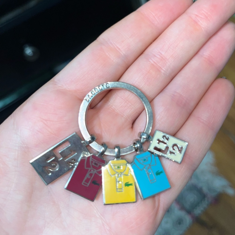 Limited edition Lacoste keychain